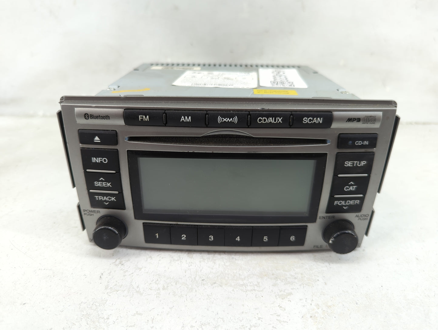 2010-2012 Hyundai Santa Fe Radio AM FM Cd Player Receiver Replacement P/N:96180-0W500BS PA910CMLXM GS Fits Fits 2010 2011 20