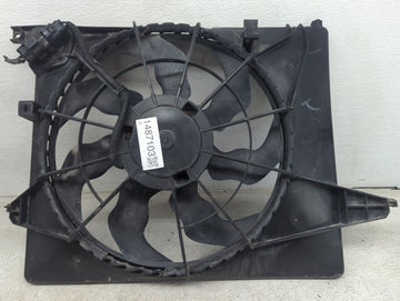 2010-2012 Hyundai Santa Fe Electric Radiator Cooling Fan Motor Assembly Fits Fits 2010 2011 2012 2013 OEM Used Auto Parts - 