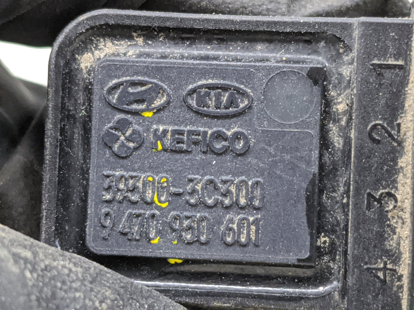 2010-2012 Hyundai Santa Fe Mass Air Flow Meter Maf 1487459 - Oemusedautoparts1.com