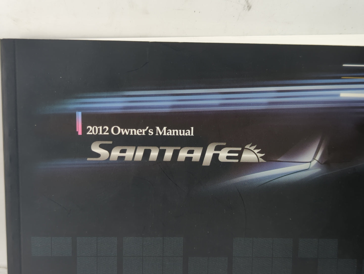 2012 Hyundai Santa Fe Owners Manual Book Guide OEM Used Auto Parts - Oemusedautoparts1.com
