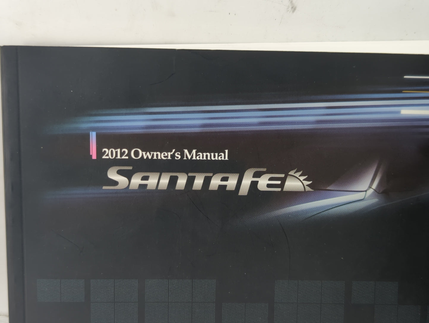 2012 Hyundai Santa Fe Owners Manual Book Guide OEM Used Auto Parts - Oemusedautoparts1.com