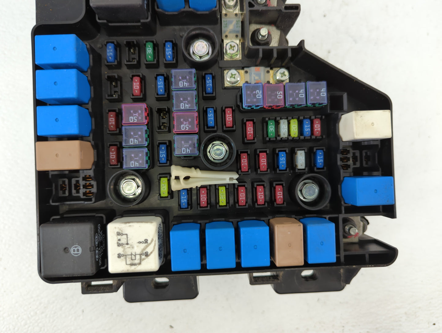 2010-2012 Hyundai Santa Fe Fusebox Fuse Box Panel Relay Module P/N:91115-2B050 Fits Fits 2010 2011 2012 OEM Used Auto Parts 