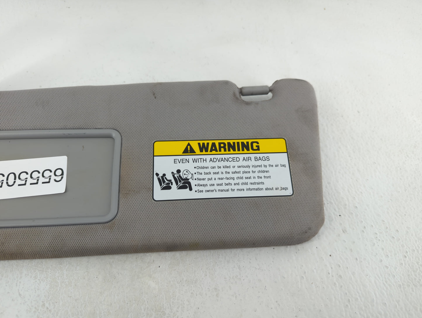 2010-2012 Hyundai Santa Fe Sun Visor Shade Replacement Driver Left Mirror Fits Fits 2010 2011 2012 OEM Used Auto Parts - Oem