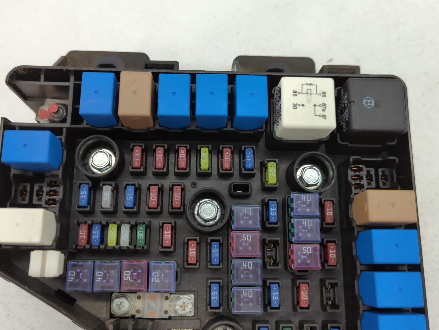 2010-2012 Hyundai Santa Fe Fusebox Fuse Box Panel Relay Module P/N:1950-2B710 Fits Fits 2010 2011 2012 OEM Used Auto Parts -