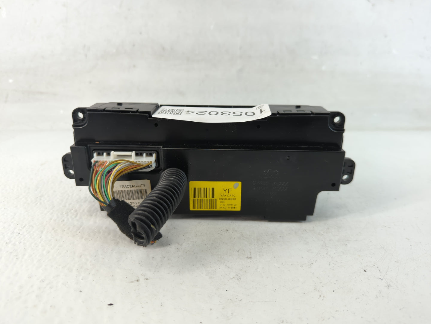 2011-2013 Hyundai Sonata Climate Control Module Temperature AC/Heater Replacement Fits Fits 2011 2012 2013 OEM Used Auto Par