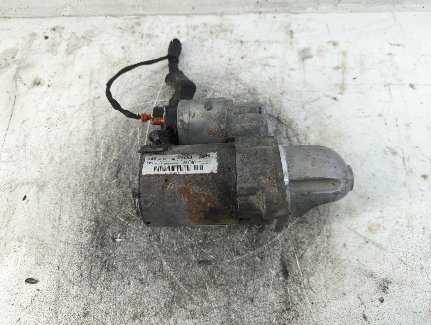2008-2014 Hyundai Sonata Car Starter Motor Solenoid OEM P/N:FS14N1 1195632, 36100 Fits Fits 2008 2009 2010 2011 2012 2013 20