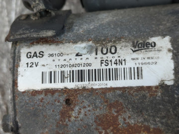 2008-2014 Hyundai Sonata Car Starter Motor Solenoid OEM P/N:FS14N1 1195632, 36100 Fits Fits 2008 2009 2010 2011 2012 2013 2014 OEM Used Auto Parts
