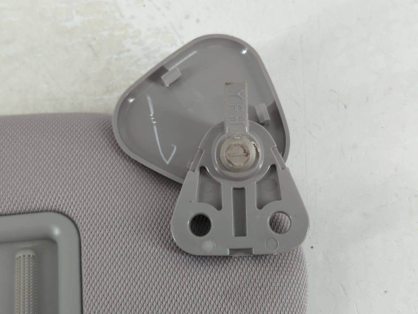 2012-2014 Hyundai Sonata Sun Visor Shade Replacement Passenger Right Mirror Fits Fits 2012 2013 2014 OEM Used Auto Parts - O