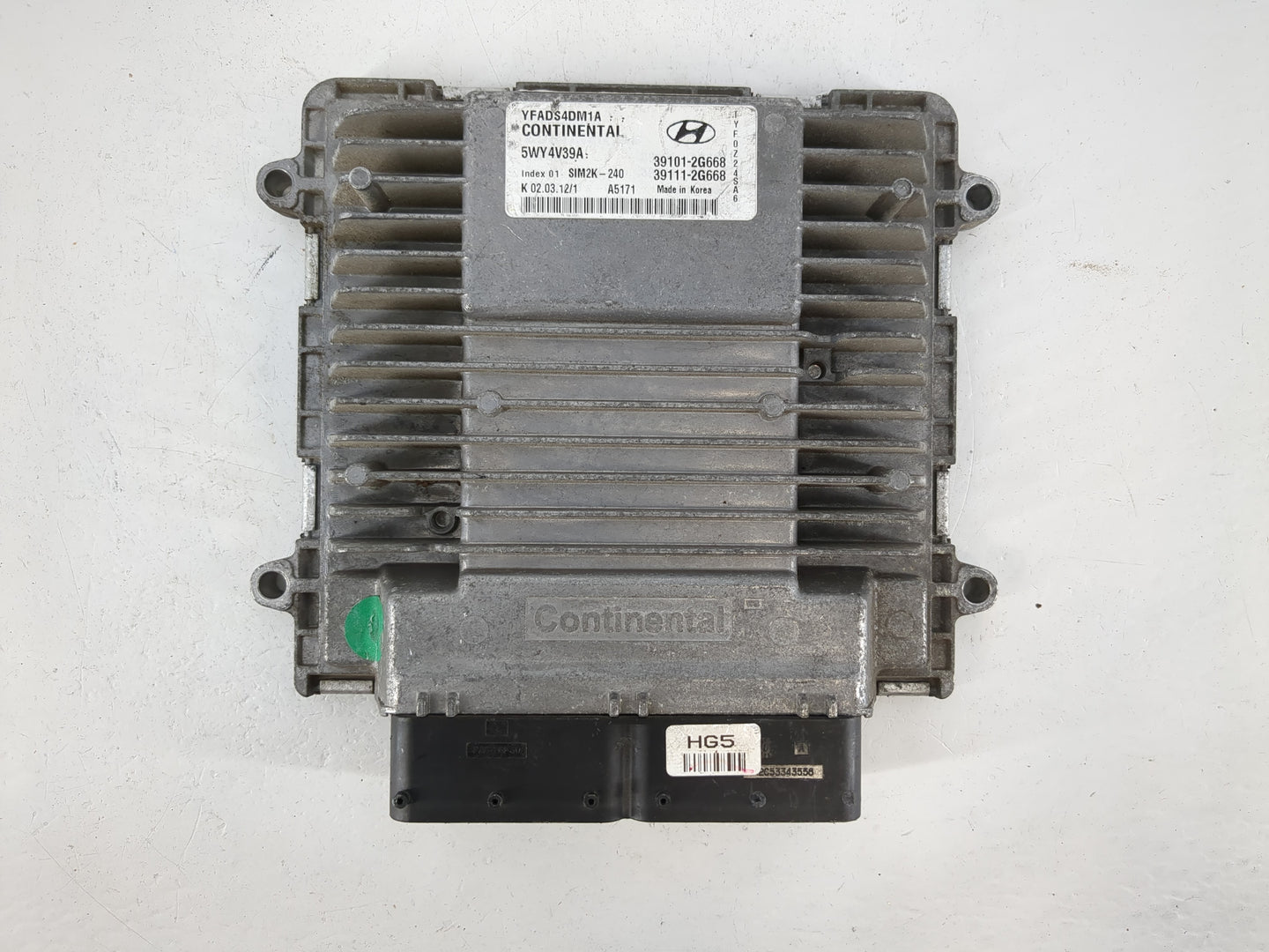 2011-2014 Hyundai Sonata PCM Engine Control Computer ECU ECM PCU OEM P/N:39101-2G668 Fits Fits 2011 2012 2013 2014 OEM Used 