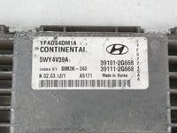 2011-2014 Hyundai Sonata PCM Engine Control Computer ECU ECM PCU OEM P/N:39101-2G668 Fits Fits 2011 2012 2013 2014 OEM Used 