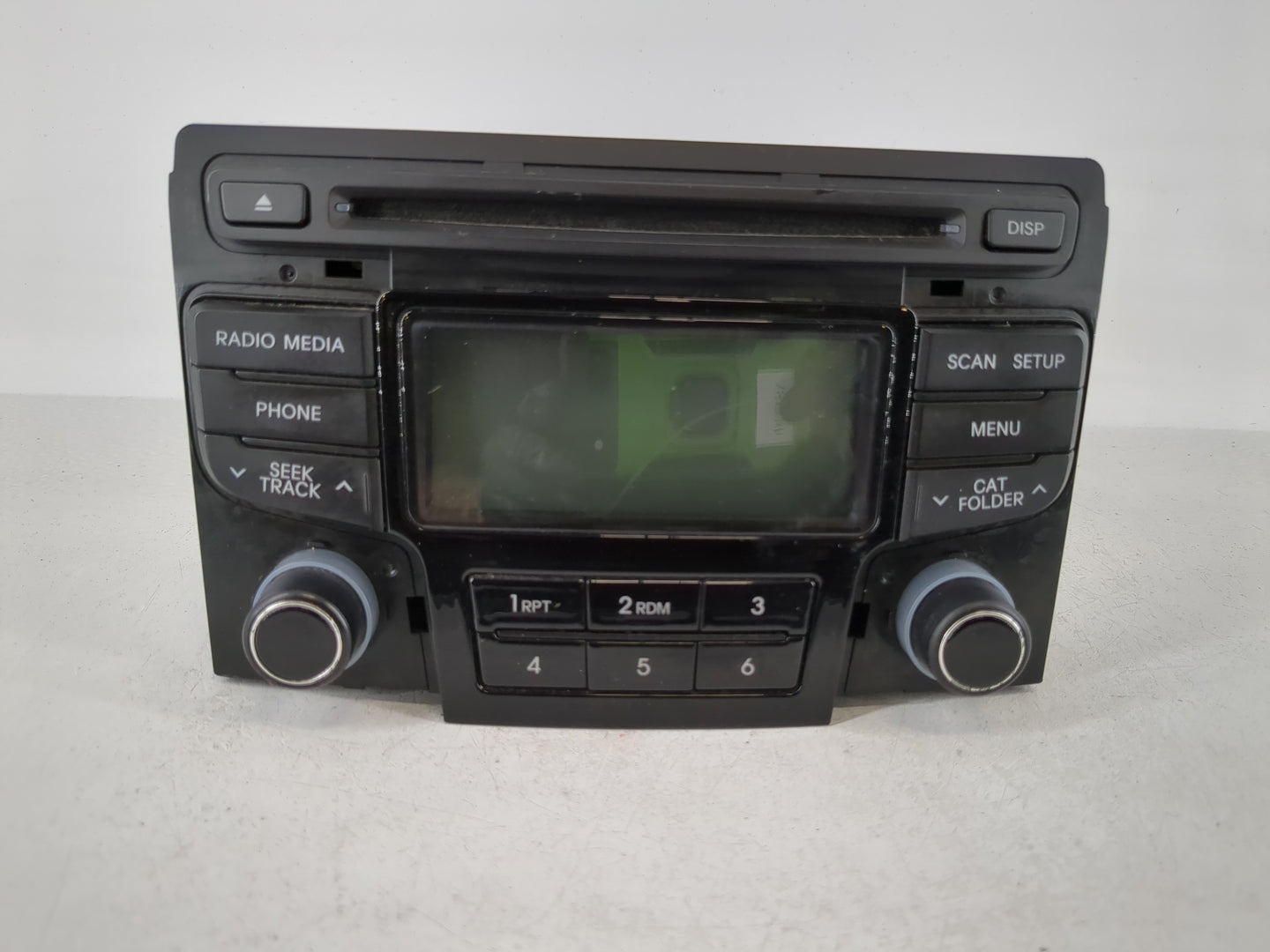 2012-2014 Hyundai Sonata Radio AM FM Cd Player Receiver Replacement P/N:96180-3Q600 Fits Fits 2012 2013 2014 OEM Used Auto P