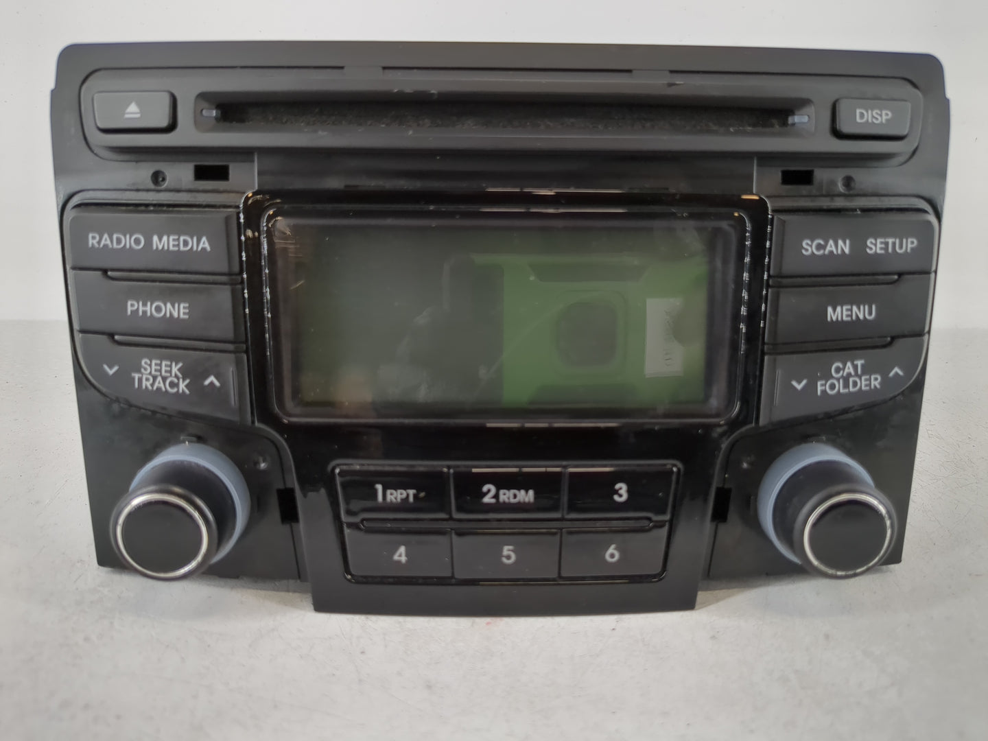 2012-2014 Hyundai Sonata Radio AM FM Cd Player Receiver Replacement P/N:96180-3Q600 Fits Fits 2012 2013 2014 OEM Used Auto P