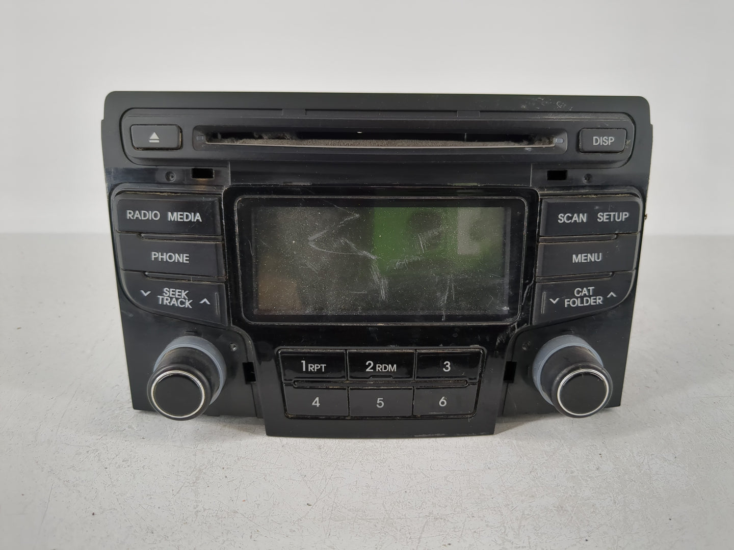 2012-2015 Hyundai Sonata Radio AM FM Cd Player Receiver Replacement P/N:96180-3Q6004X Fits Fits 2012 2013 2014 2015 OEM Used