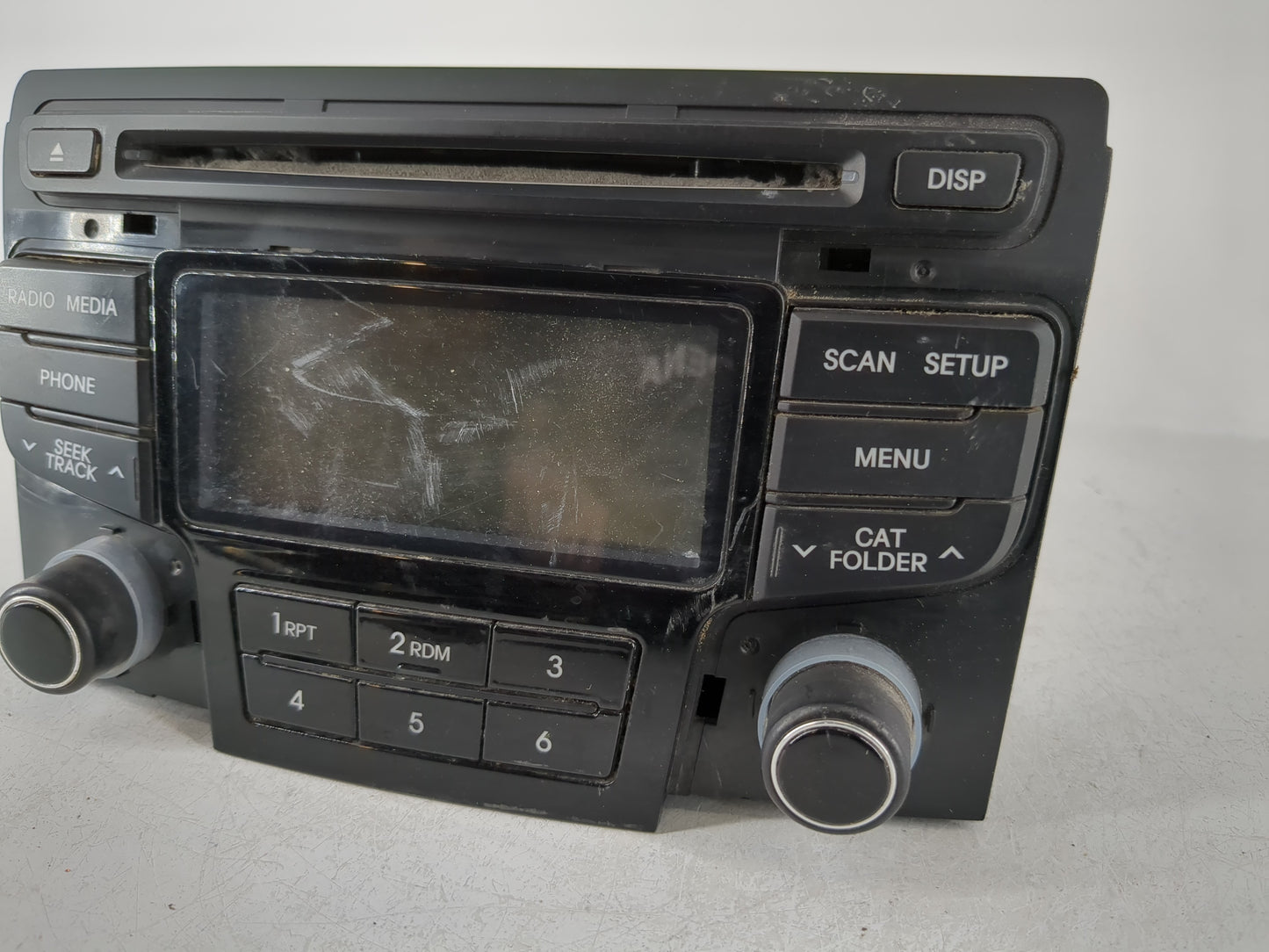 2012-2015 Hyundai Sonata Radio AM FM Cd Player Receiver Replacement P/N:96180-3Q6004X Fits Fits 2012 2013 2014 2015 OEM Used