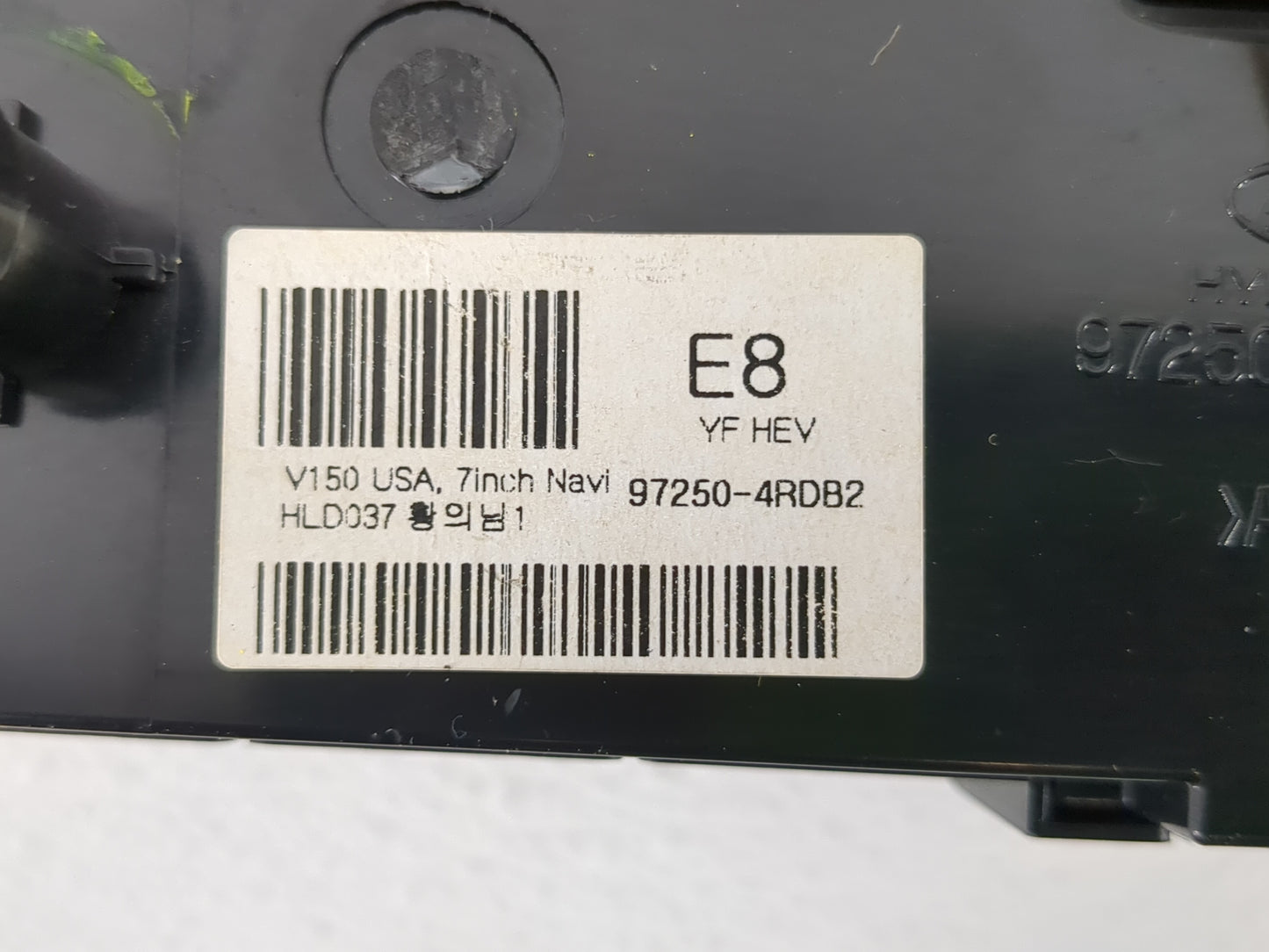 2011-2015 Hyundai Sonata Climate Control Module Temperature AC/Heater Replacement P/N:97250-4RDB2 Fits OEM Used Auto Parts -