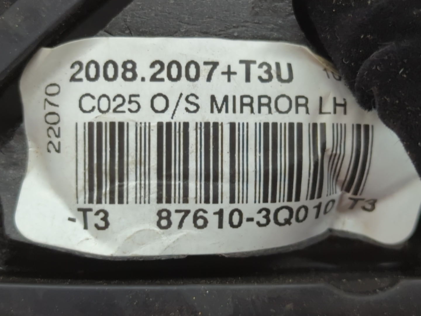2011-2014 Hyundai Sonata Driver Side View Mirror - Left Door Mirror OEM Used - Oemusedautoparts1.com