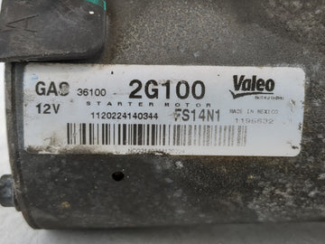 2008-2014 Hyundai Sonata Car Starter Motor Solenoid OEM P/N:36100-2G100 Fits Fits 2008 2009 2010 2011 2012 2013 2014 OEM Used Auto Parts
