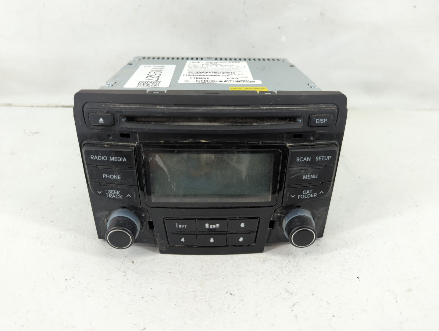 2012-2015 Hyundai Sonata Radio AM FM Cd Player Receiver Replacement P/N:96180-3Q6004X Fits Fits 2012 2013 2014 2015 OEM Used