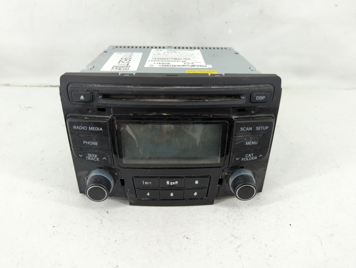 2012-2015 Hyundai Sonata Radio AM FM Cd Player Receiver Replacement P/N:96180-3Q6004X Fits Fits 2012 2013 2014 2015 OEM Used
