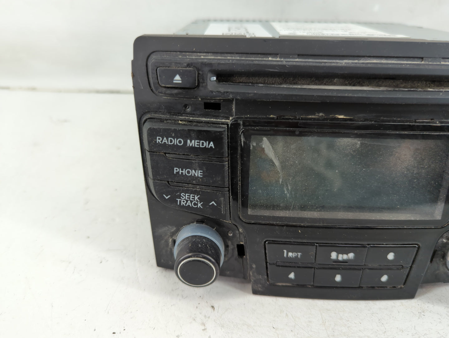 2012-2015 Hyundai Sonata Radio AM FM Cd Player Receiver Replacement P/N:96180-3Q6004X Fits Fits 2012 2013 2014 2015 OEM Used