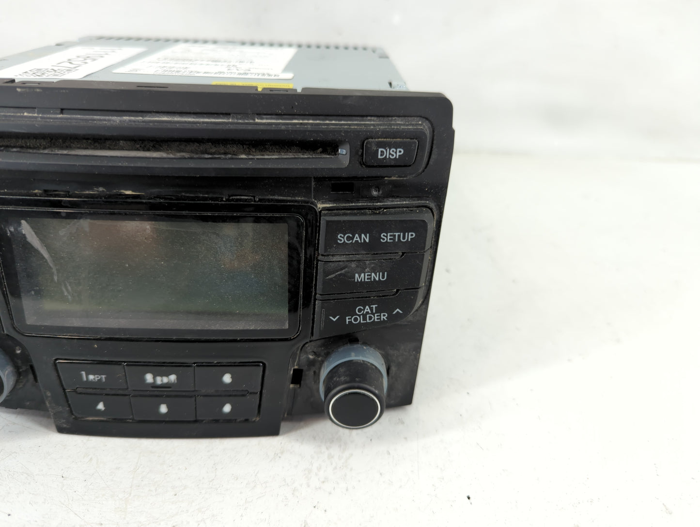 2012-2015 Hyundai Sonata Radio AM FM Cd Player Receiver Replacement P/N:96180-3Q6004X Fits Fits 2012 2013 2014 2015 OEM Used