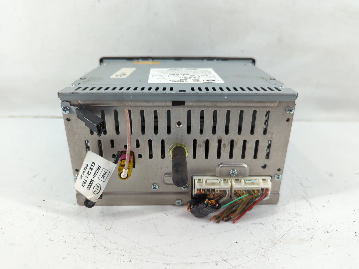 2012-2015 Hyundai Sonata Radio AM FM Cd Player Receiver Replacement P/N:96180-3Q600 Fits Fits 2012 2013 2014 2015 OEM Used A