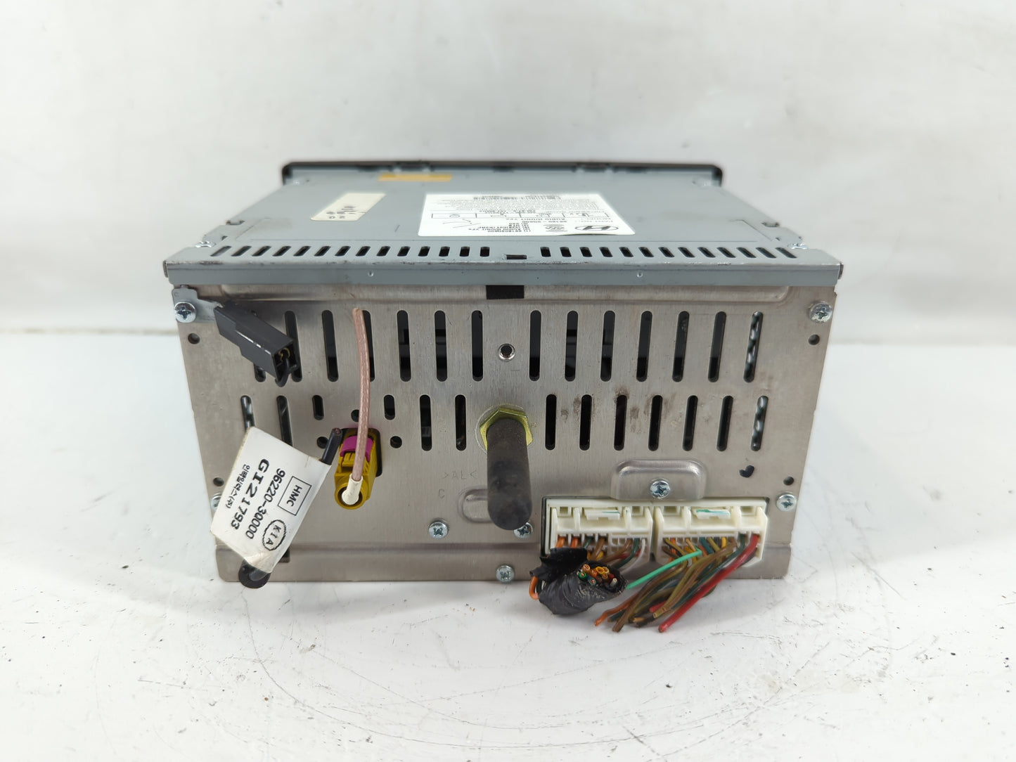 2012-2015 Hyundai Sonata Radio AM FM Cd Player Receiver Replacement P/N:96180-3Q600 Fits Fits 2012 2013 2014 2015 OEM Used A