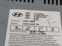 2012-2015 Hyundai Sonata Radio AM FM Cd Player Receiver Replacement P/N:96180-3Q600 Fits Fits 2012 2013 2014 2015 OEM Used A