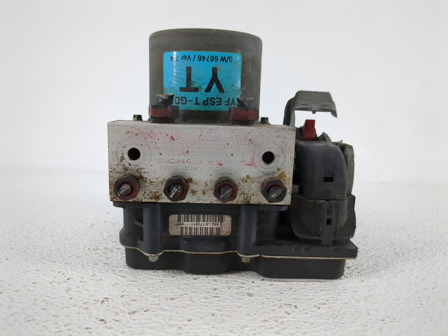 2011-2013 Hyundai Sonata ABS Pump Control Module Replacement P/N:58920-3Q500 Fits Fits 2011 2012 2013 OEM Used Auto Parts - 