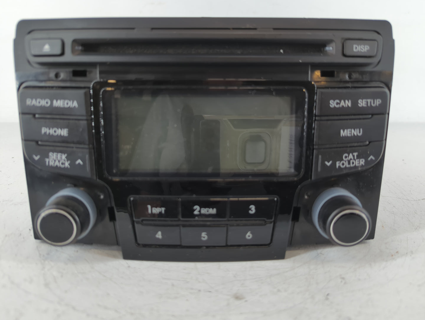 2012 Hyundai Sonata Radio AM FM Cd Player Receiver Replacement P/N:96180-3Q700 Fits OEM Used Auto Parts - Oemusedautoparts1.