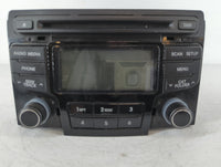 2012 Hyundai Sonata Radio AM FM Cd Player Receiver Replacement P/N:96180-3Q700 Fits OEM Used Auto Parts - Oemusedautoparts1.