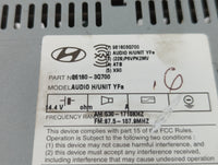 2012 Hyundai Sonata Radio AM FM Cd Player Receiver Replacement P/N:96180-3Q700 Fits OEM Used Auto Parts - Oemusedautoparts1.