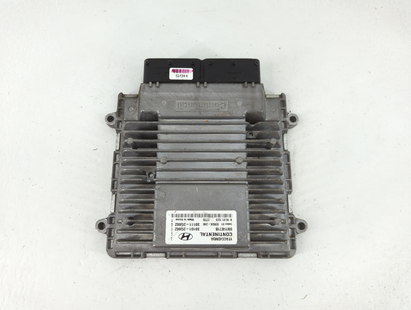 2011-2014 Hyundai Sonata PCM Engine Control Computer ECU ECM PCU OEM P/N:39101-2G662 Fits Fits 2011 2012 2013 2014 OEM Used 