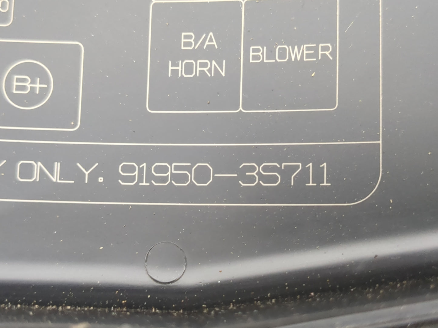 2011-2014 Hyundai Sonata Fusebox Fuse Box Panel Relay Module P/N:91950-3S711 Fits Fits 2011 2012 2013 2014 OEM Used Auto Par