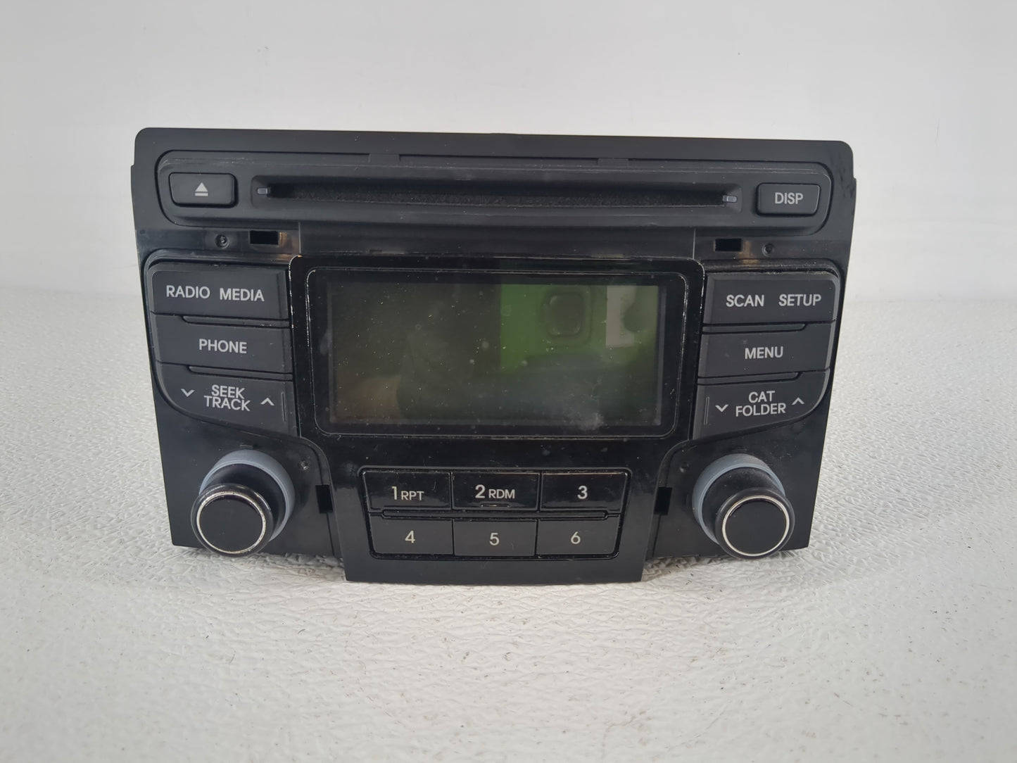 2012-2015 Hyundai Sonata Radio AM FM Cd Player Receiver Replacement P/N:96180-3Q600 Fits Fits 2012 2013 2014 2015 OEM Used A