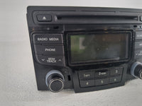 2012-2015 Hyundai Sonata Radio AM FM Cd Player Receiver Replacement P/N:96180-3Q600 Fits Fits 2012 2013 2014 2015 OEM Used A