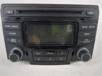 2012-2015 Hyundai Sonata Radio AM FM Cd Player Receiver Replacement P/N:96180-3Q600 Fits Fits 2012 2013 2014 2015 OEM Used A