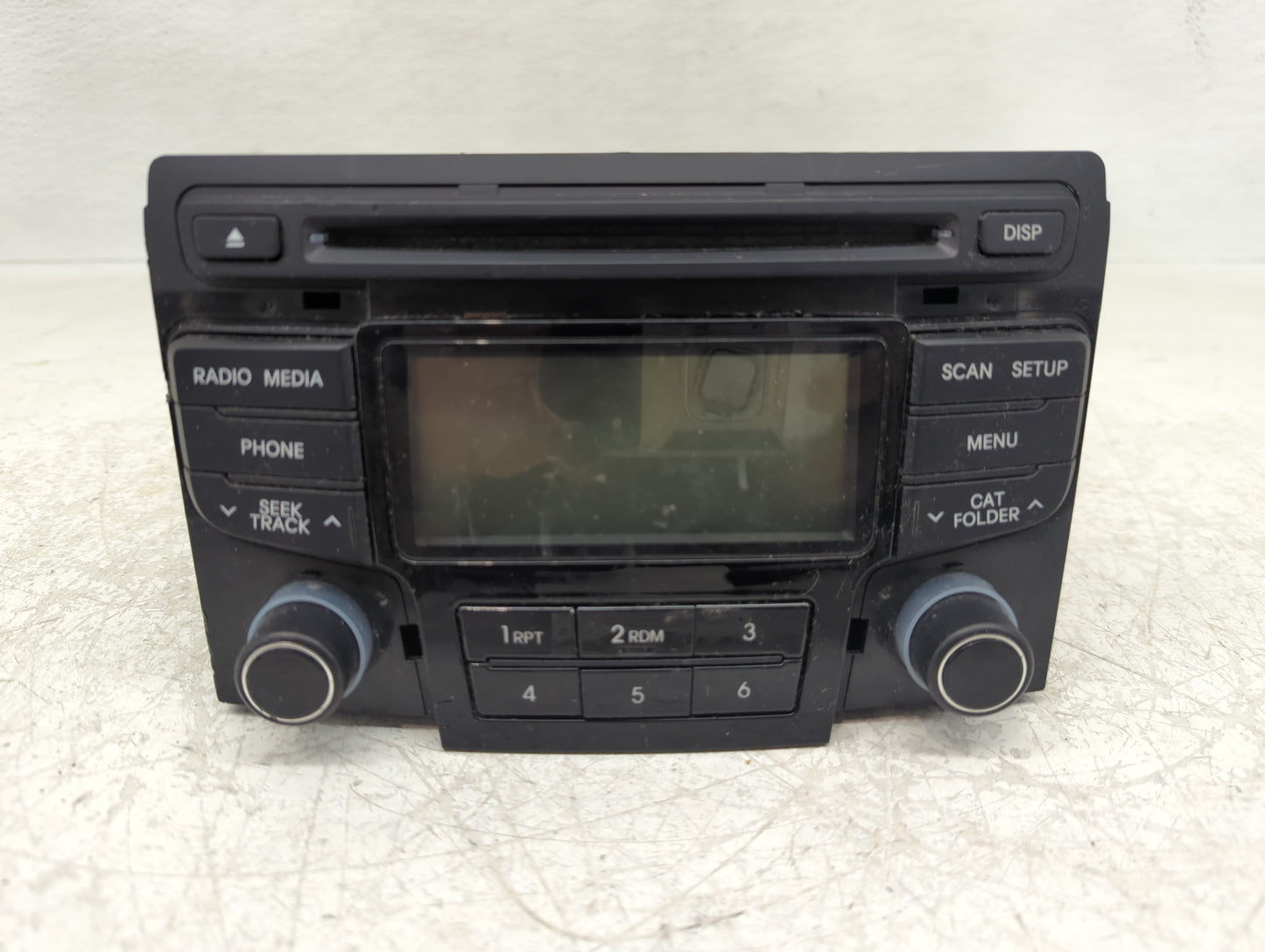 2012-2015 Hyundai Sonata Radio AM FM Cd Player Receiver Replacement P/N:96180-3Q600 Fits Fits 2012 2013 2014 2015 OEM Used A