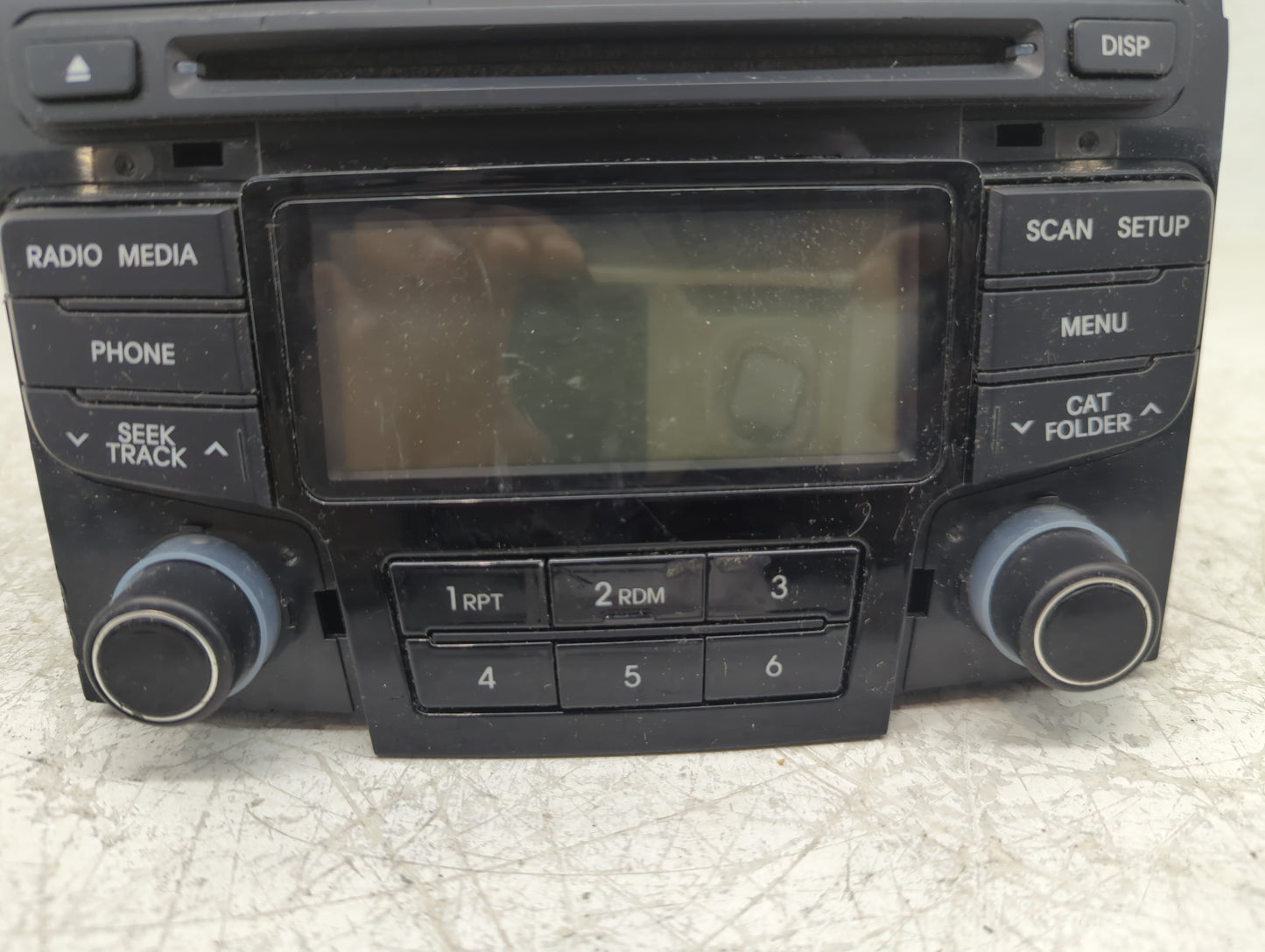 2012-2015 Hyundai Sonata Radio AM FM Cd Player Receiver Replacement P/N:96180-3Q600 Fits Fits 2012 2013 2014 2015 OEM Used A