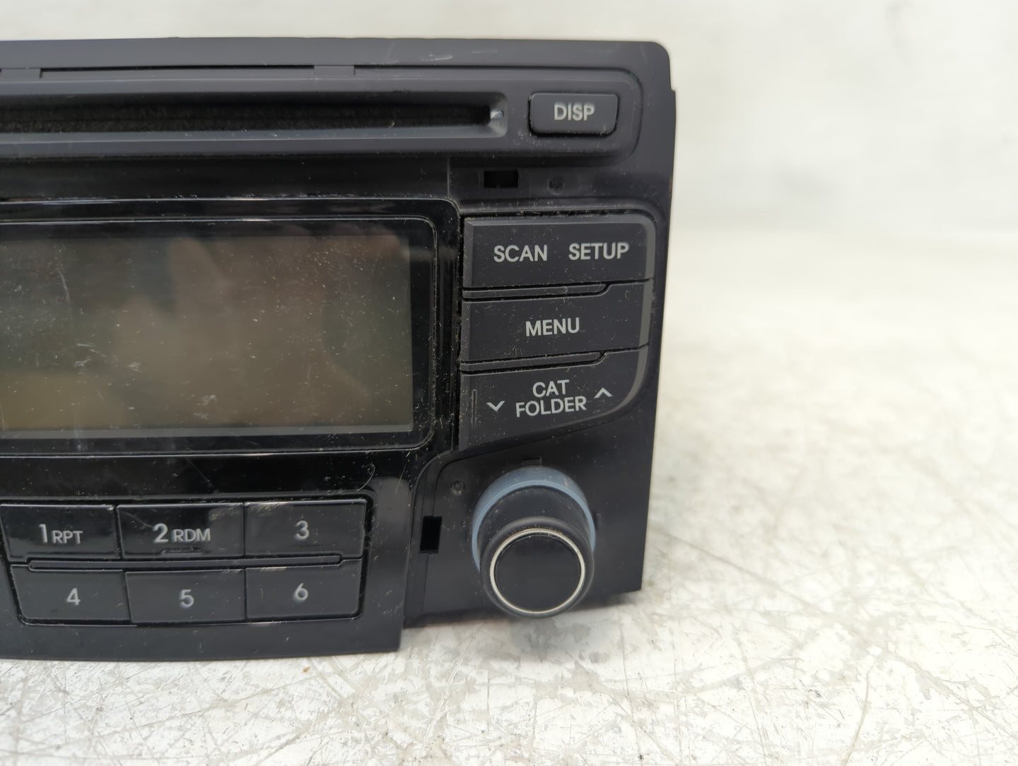 2012-2015 Hyundai Sonata Radio AM FM Cd Player Receiver Replacement P/N:96180-3Q600 Fits Fits 2012 2013 2014 2015 OEM Used A