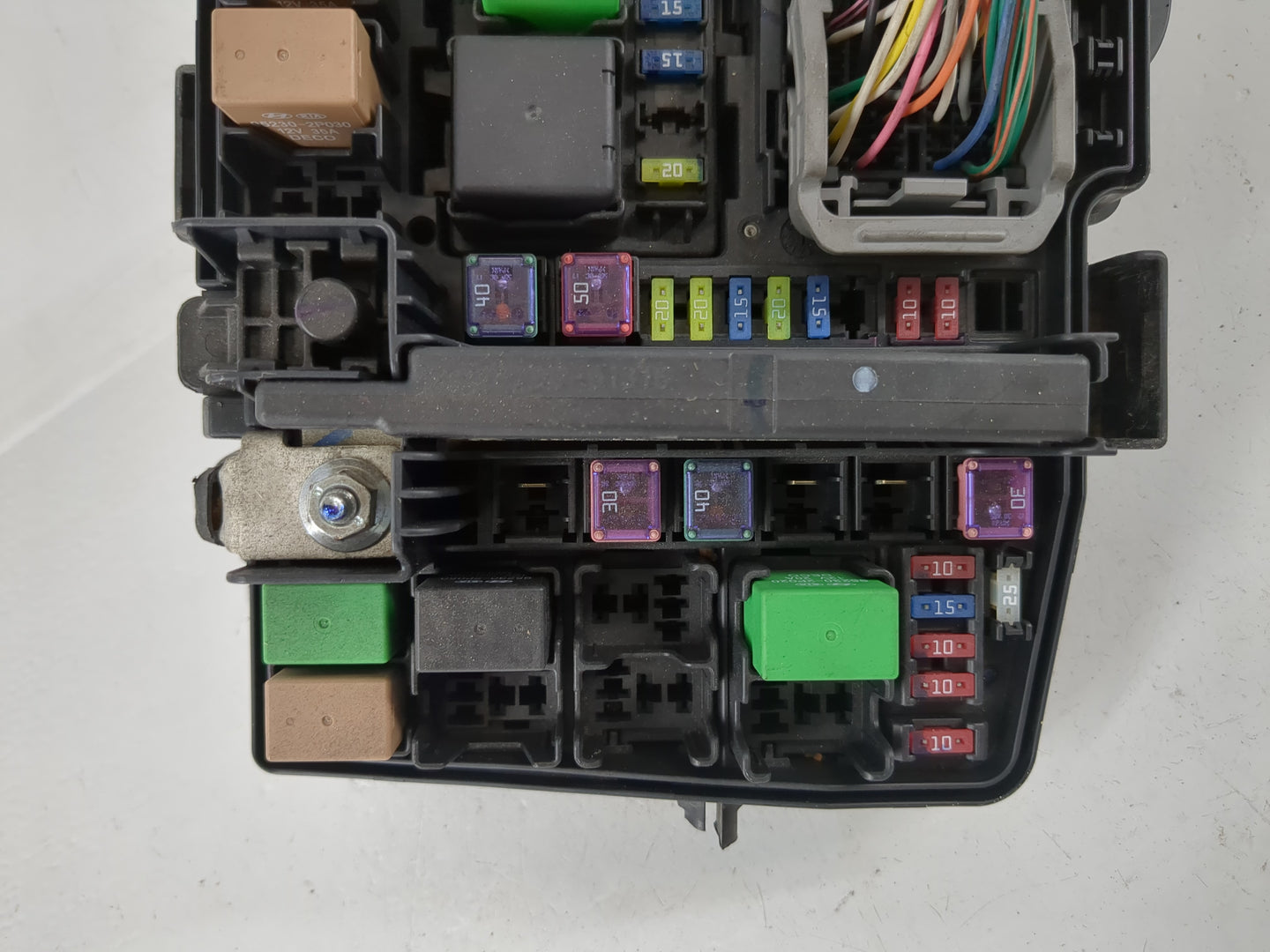 2011-2014 Hyundai Sonata Fusebox Fuse Box Panel Relay Module P/N:91950-3S711 Fits Fits 2011 2012 2013 2014 OEM Used Auto Par