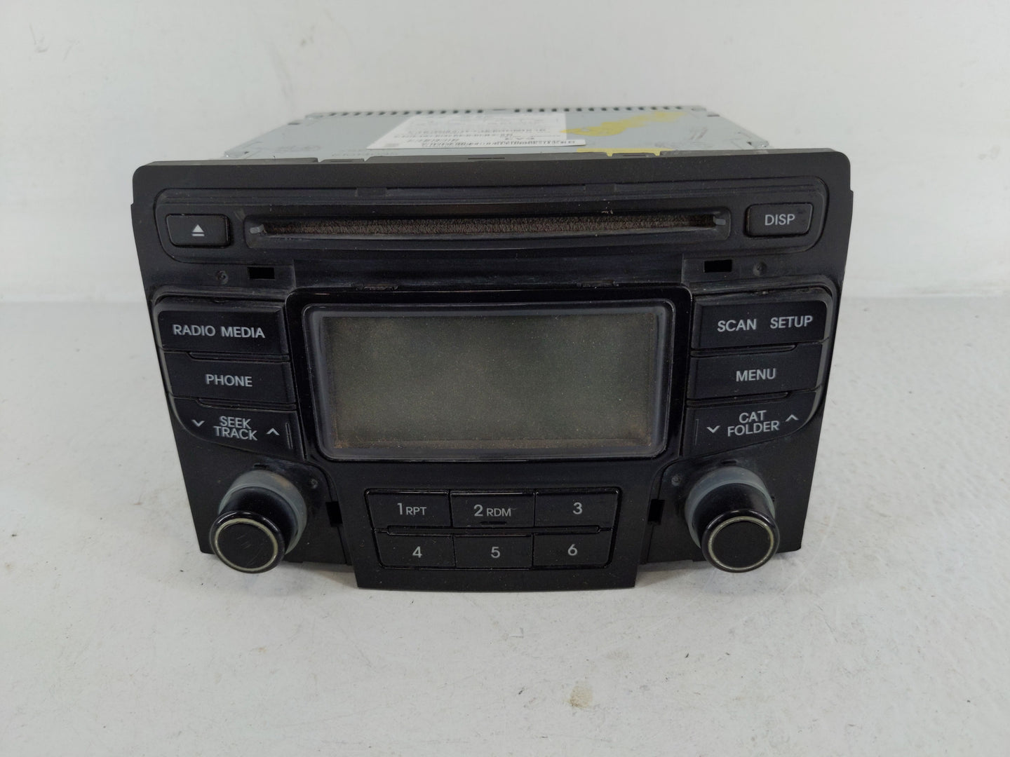 2012-2015 Hyundai Sonata Radio AM FM Cd Player Receiver Replacement P/N:96180-3Q6004X Fits Fits 2012 2013 2014 2015 OEM Used
