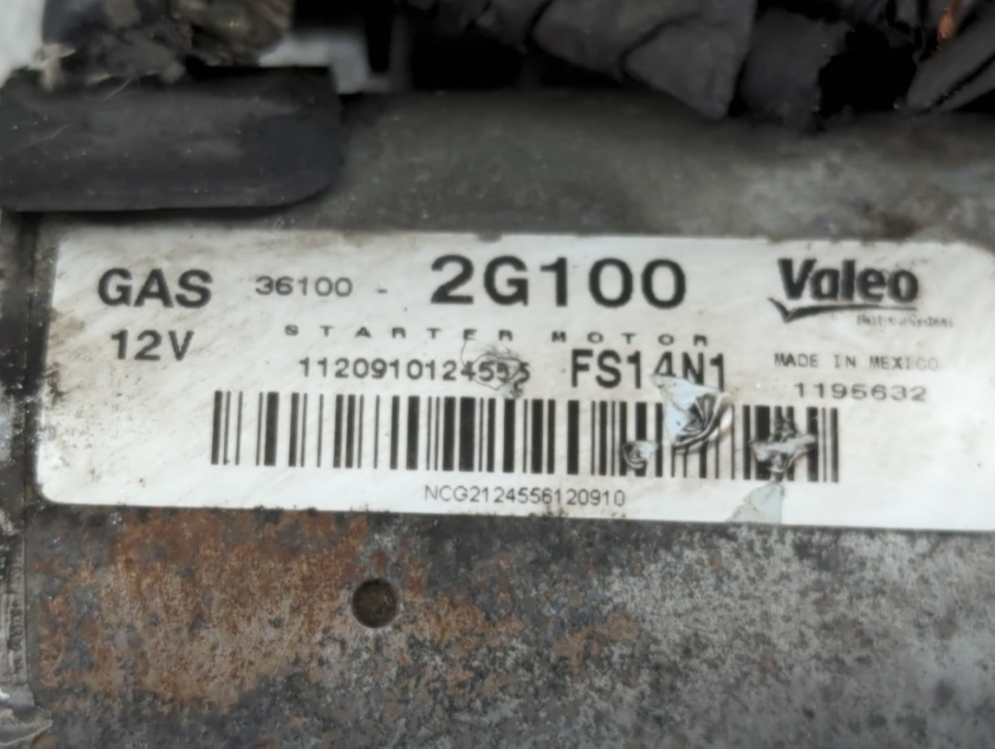 2008-2014 Hyundai Sonata Car Starter Motor Solenoid OEM P/N:36100-2G100 Fits Fits 2008 2009 2010 2011 2012 2013 2014 OEM Use