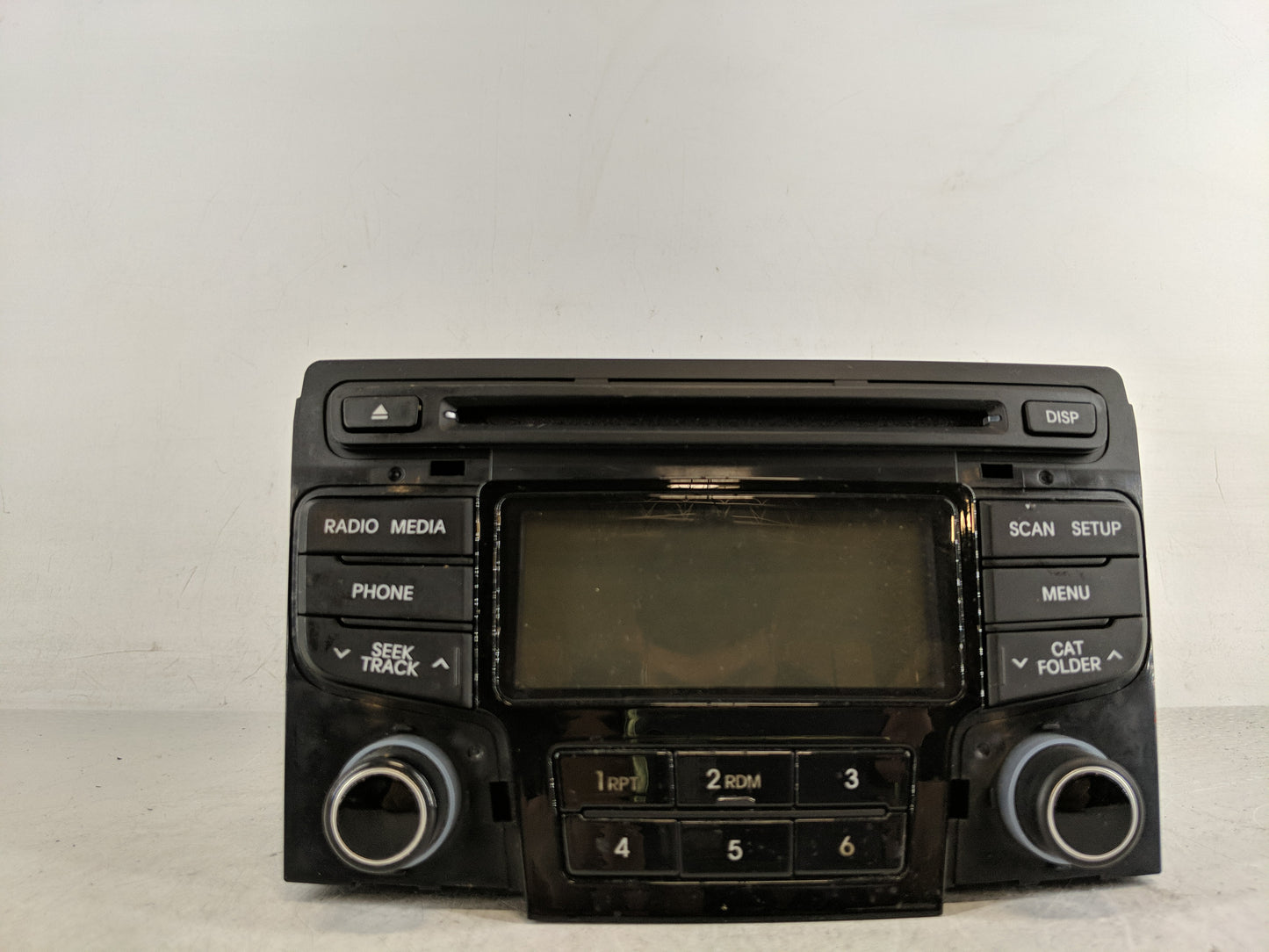 2012-2015 Hyundai Sonata Radio AM FM Cd Player Receiver Replacement P/N:96180-3Q600 Fits Fits 2012 2013 2014 2015 OEM Used A