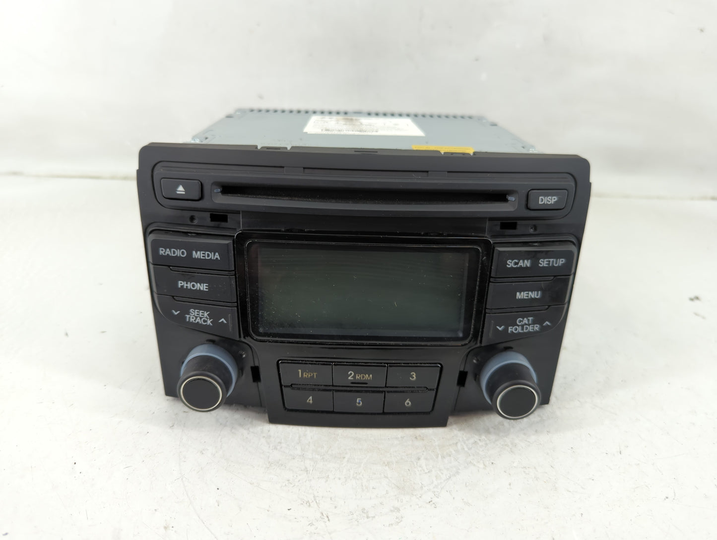 2012-2015 Hyundai Sonata Radio AM FM Cd Player Receiver Replacement P/N:96180-3Q600 Fits Fits 2012 2013 2014 2015 OEM Used A