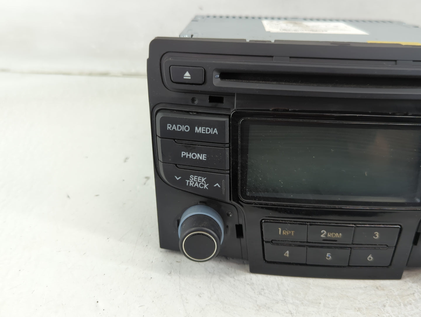 2012-2015 Hyundai Sonata Radio AM FM Cd Player Receiver Replacement P/N:96180-3Q600 Fits Fits 2012 2013 2014 2015 OEM Used A