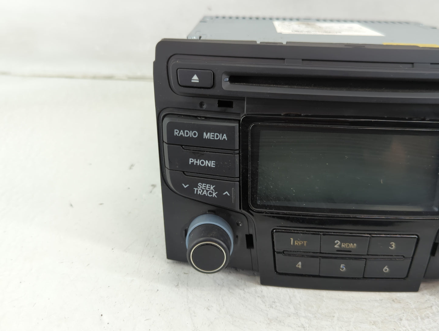 2012-2015 Hyundai Sonata Radio AM FM Cd Player Receiver Replacement P/N:96180-3Q600 Fits Fits 2012 2013 2014 2015 OEM Used A