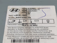 2012-2015 Hyundai Sonata Radio AM FM Cd Player Receiver Replacement P/N:96180-3Q600 Fits Fits 2012 2013 2014 2015 OEM Used A