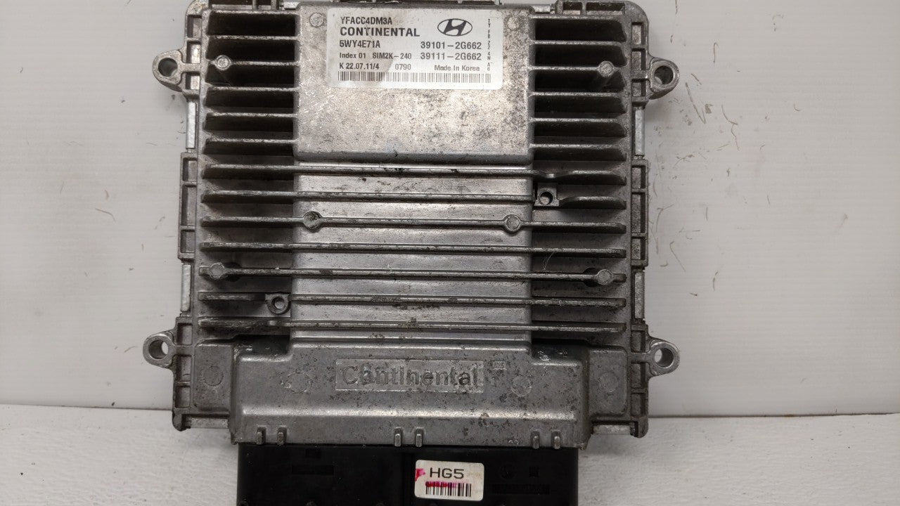 2011-2014 Hyundai Sonata PCM Engine Control Computer ECU ECM PCU OEM P/N:39101-2G661 39111-2G661 Fits Fits 2011 2012 2013 20