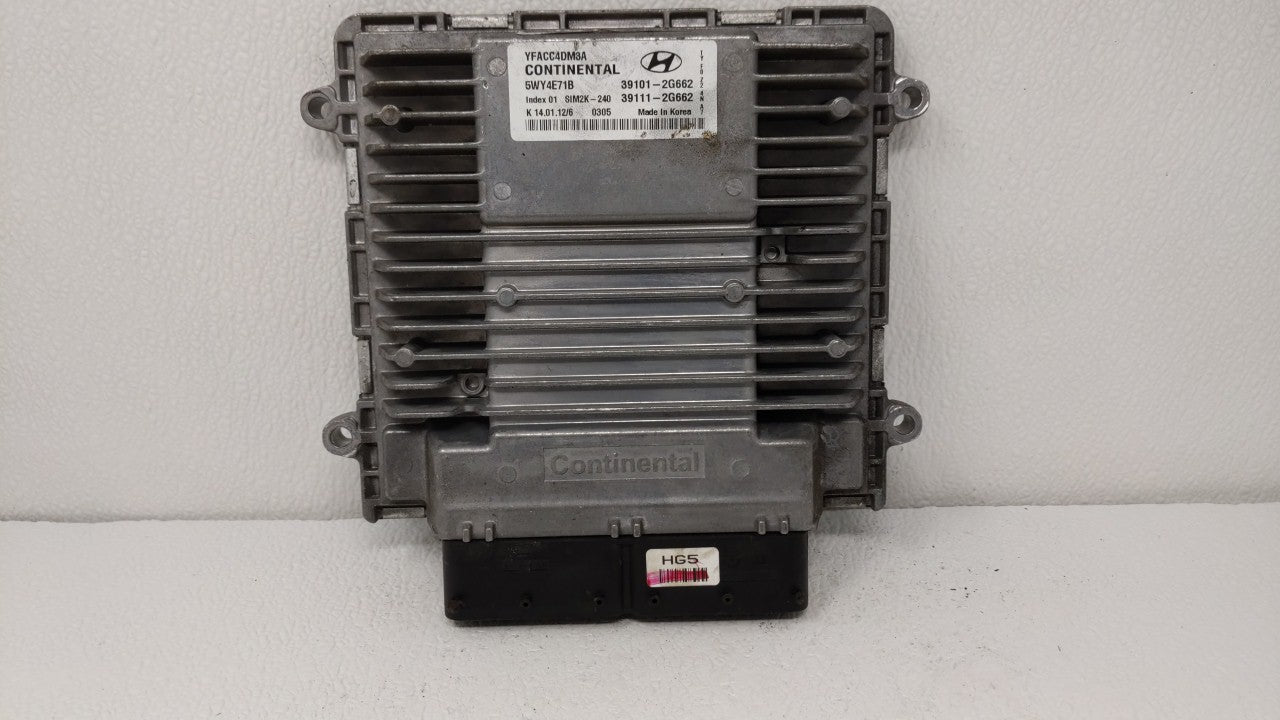 2011-2014 Hyundai Sonata PCM Engine Control Computer ECU ECM PCU OEM P/N:39101-2G661 39111-2G661 Fits Fits 2011 2012 2013 20